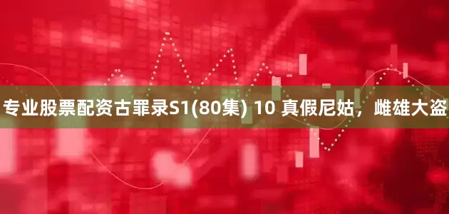 专业股票配资古罪录S1(80集) 10 真假尼姑，雌雄大盗